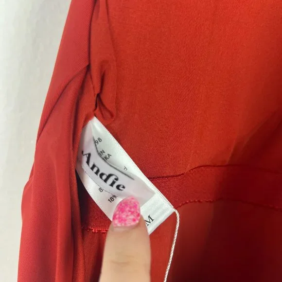 NWT Andie Swim The Luzon One Piece Swimsuit Chili Pepper Size Medium M NEW - Picture 8 of 12